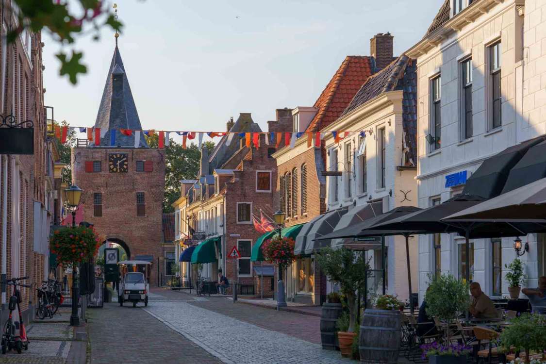 Historisch centrum van Elburg bij de Veluwe