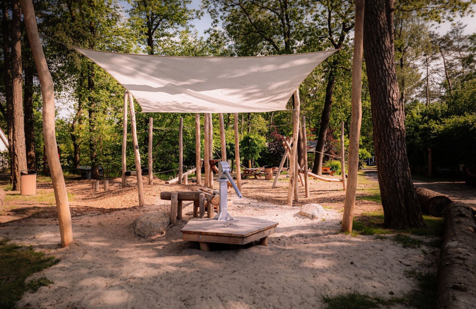 Speeltuin bij Bospark De Vossenberg in Nunspeet